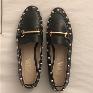 Zara embellished loafer. Never worn